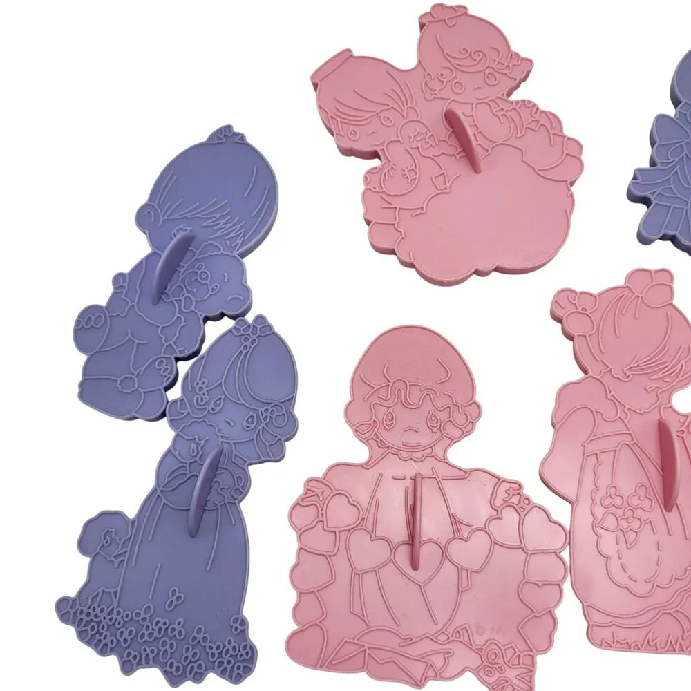 90's Wilton Precious Moments 8-Piece Cookie Cutter Set Dishwasher-Safe In Box